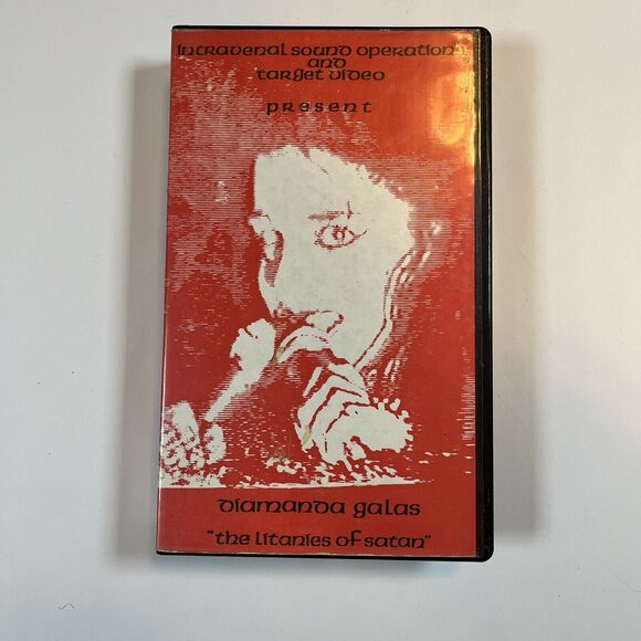 Diamanda Galas The Litanies of Satan VHS Collectible Rare Original Target Video - Picture 1 of 5